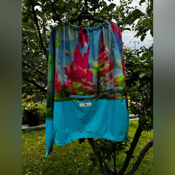 ADIDAS BY STELLA MCCARTNEY Adizero Printed Running Jacket - Sz M - Picture 7 of 15